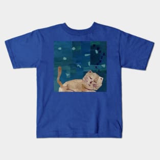 Sleeping Kitty Kids T-Shirt